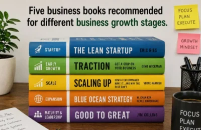 Business Books by Growth Stage: 10 Must-Reads for Founders