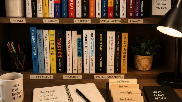 Reading List for Entrepreneurs: 5 Steps to Build Your Own
