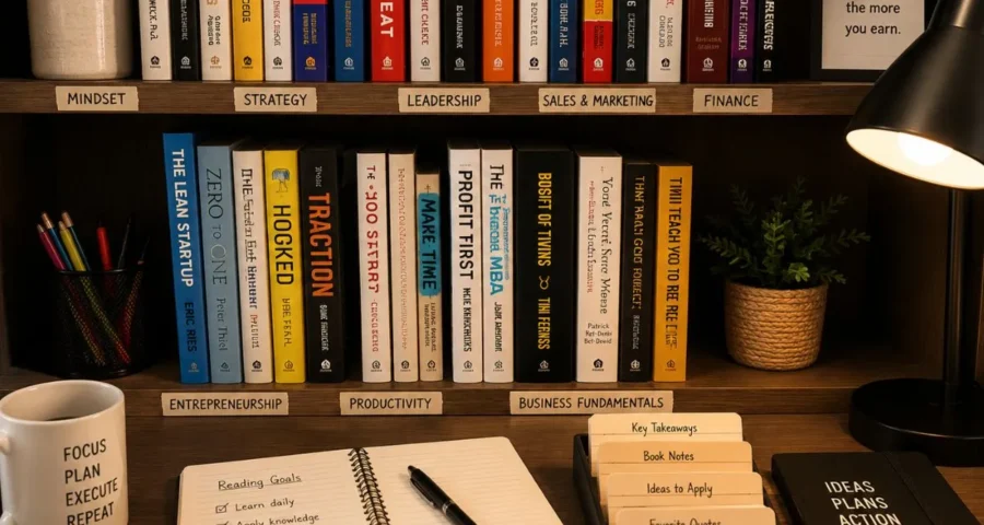Reading List for Entrepreneurs: 5 Steps to Build Your Own